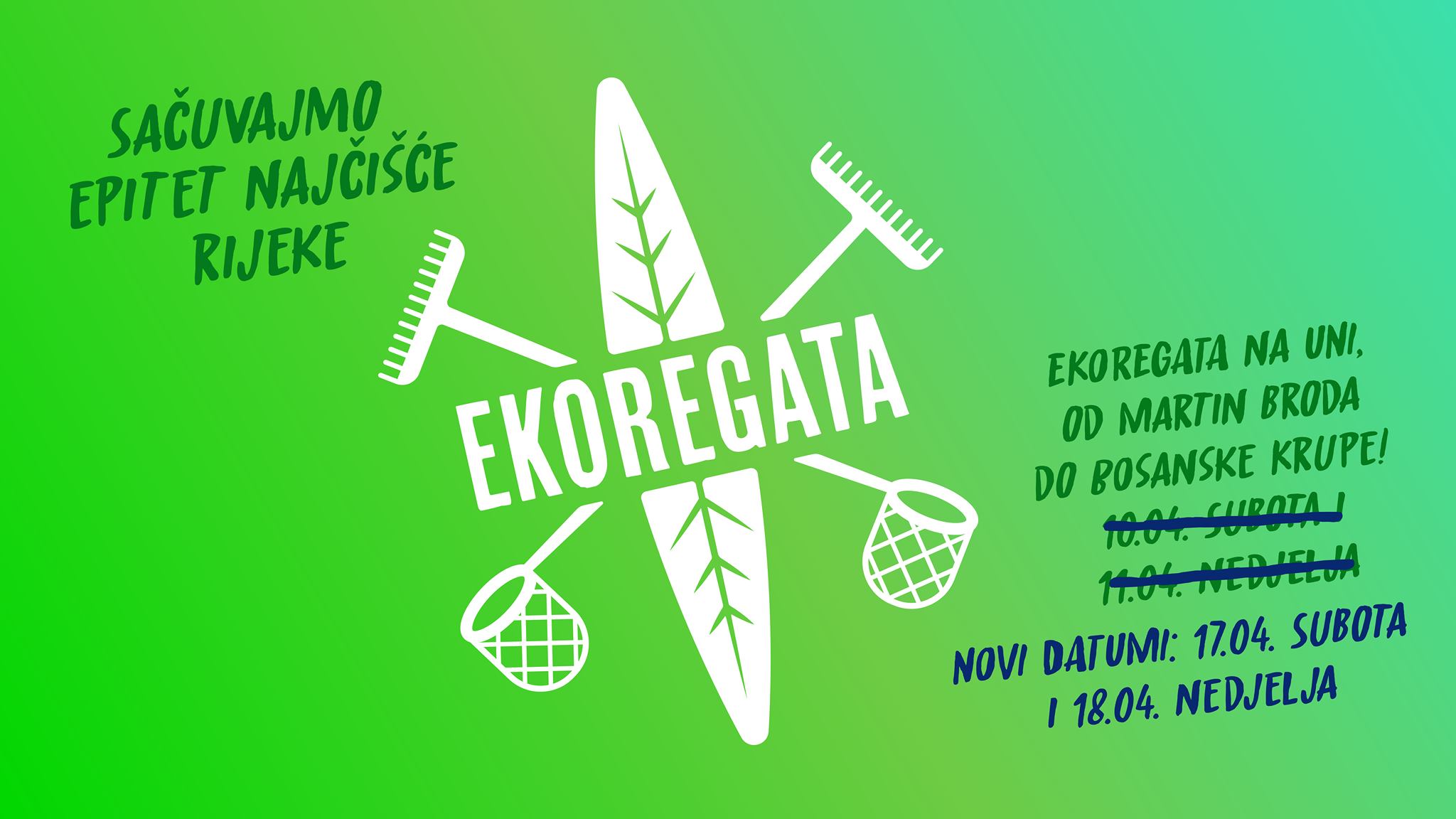 Proljetne eko akcije u Bihaću: Ekoregata i Posadi svoj hlad